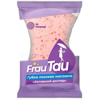 აბაზანის ღრუბელი //FRAU TAU/მასაჟორით 1ც