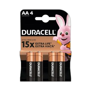 DURACELL ელემენტი BASIC AA K4-4ც/5000394052536