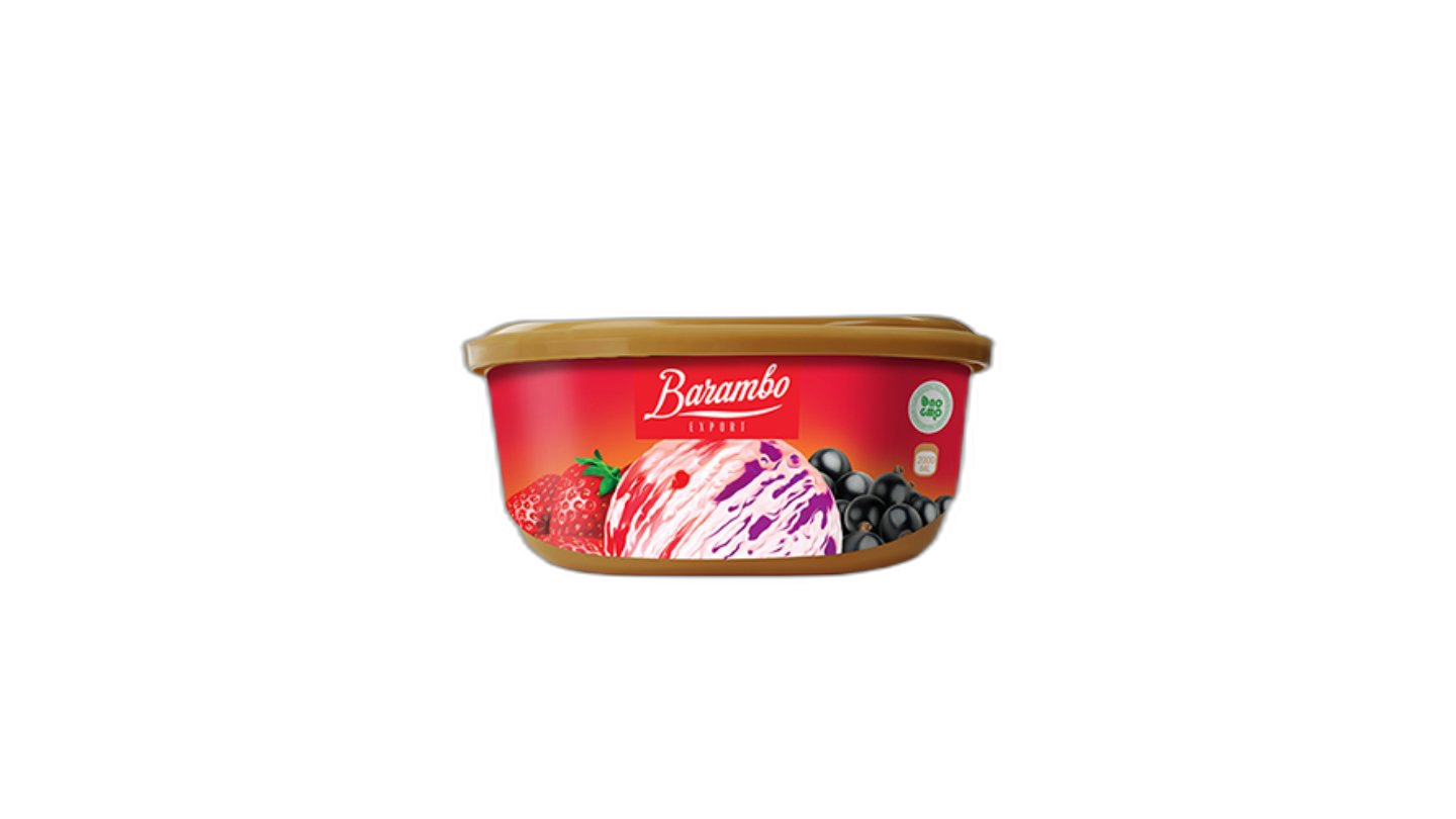 ნაყინი საოჯახო - Barambo Export - პანაკოტა მაყვლის ტოპ 1000 მლ / 4860009786055