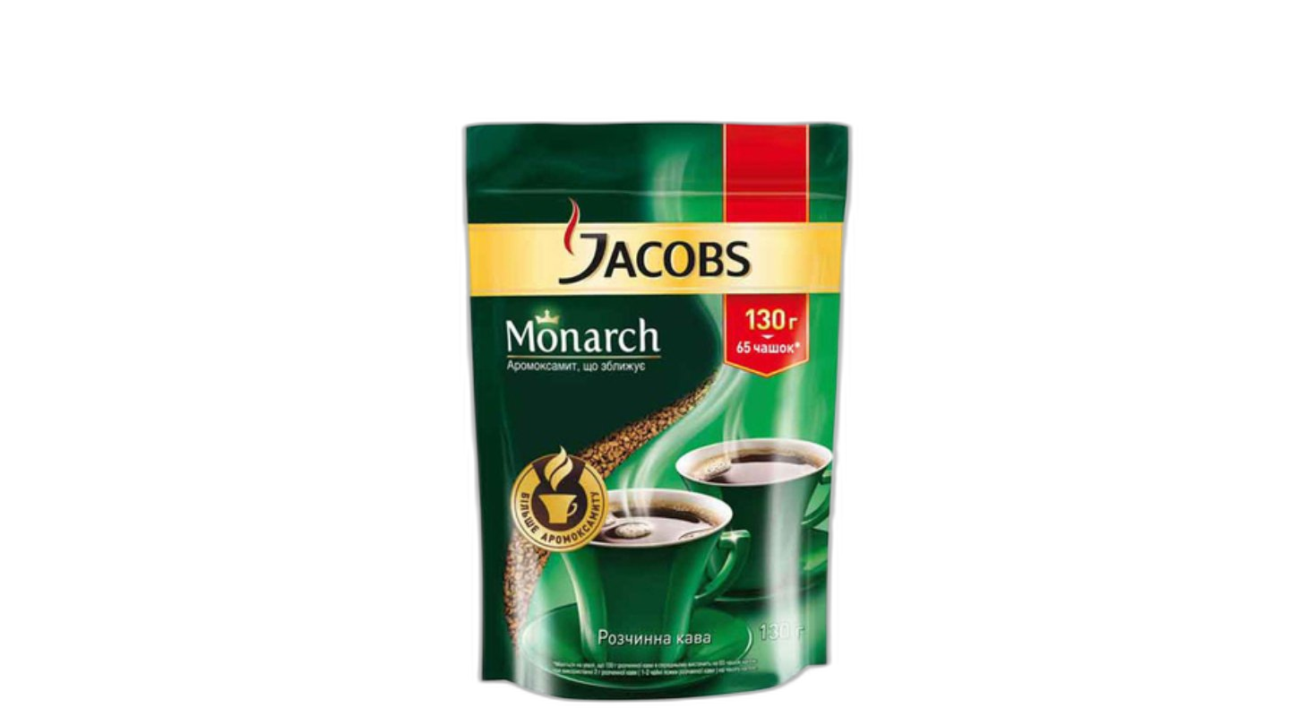 ყავა "იაკობს მონარქი" ხსნადი 130 გრ / 8714599512197