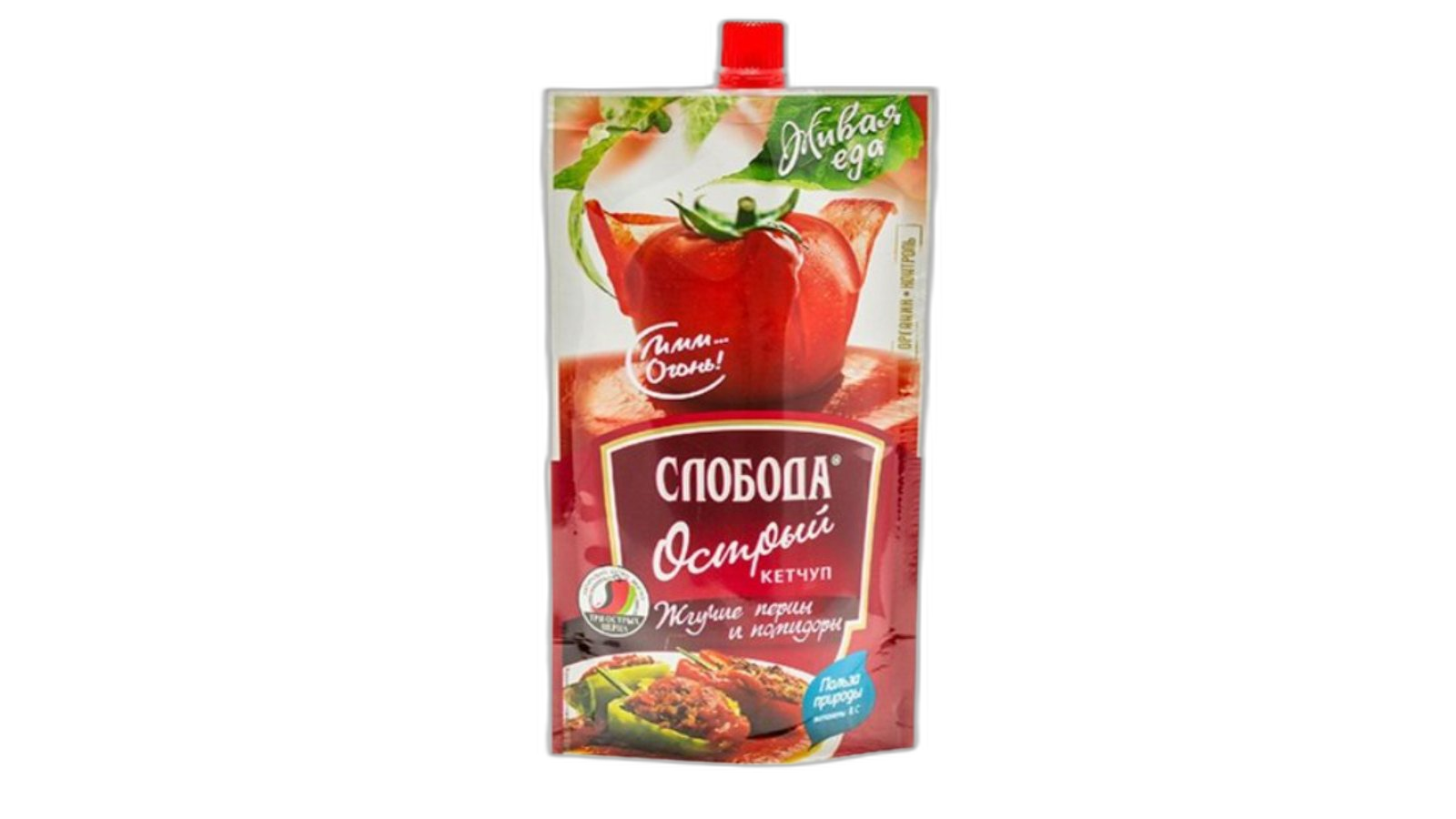 კეტჩუპი "სლობოდა" ცხარე (დოზატორით) 200 გრ, ცალი