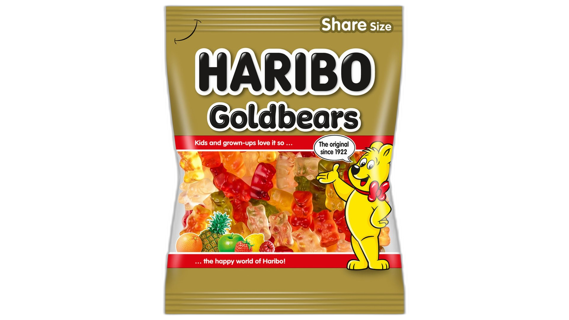 ჟელიბონი "ჰარიბო" ოქროს დათვები 150 გრ 9002975393935