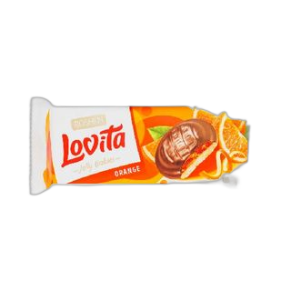 ორცხობილა Lovita ჟელეს შიგთავსით ფორთოხლის გემოთი 135 გრ / 4823077634222