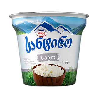 სანტინო ხაჭო 0% 180 გ./4860051006033