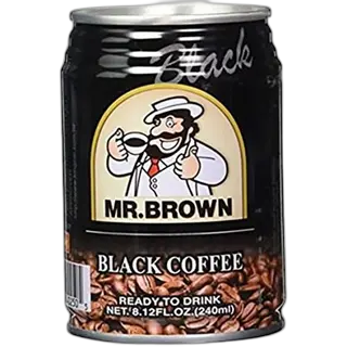 ცივი ყავა "Mr. Brown" Black coffee 240 მლ / 025616402505