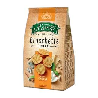 სუხარიკი "BRUSCHETTE" ყველის ასორტი 70 გრ / 3800205875604