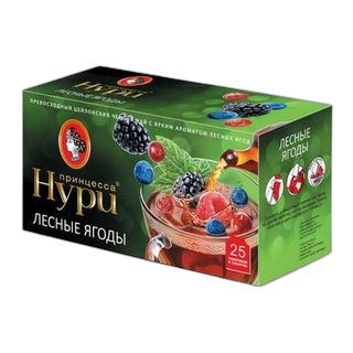 ჩაი "ნური" შავი კენკრა 1.5გრ*25 / 4605246004780