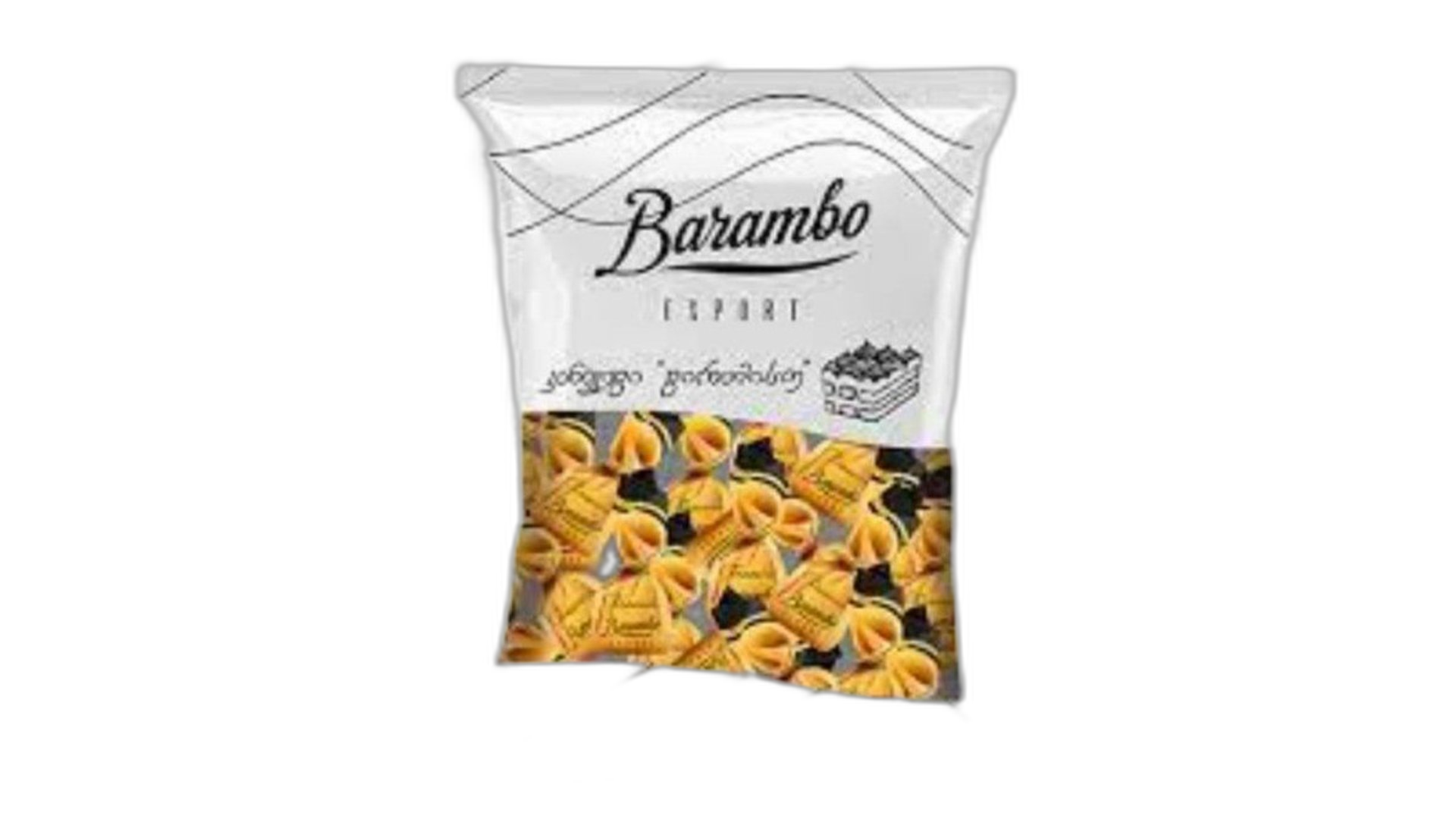 შოკოლადის კანფეტი "ბარამბო" ექსპორტი რძიანი ტირამისუ 200გრ / 4860009788479