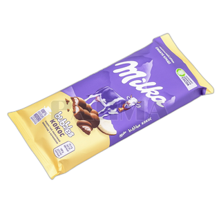 Milka Bubbles კოკოს შოკოლადი, 100გ