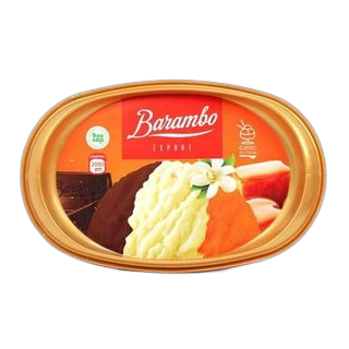 ნაყინი საოჯახო - Barambo Export - ვანილი-შოკ.კარამელით 2000მლ / 4860009786109