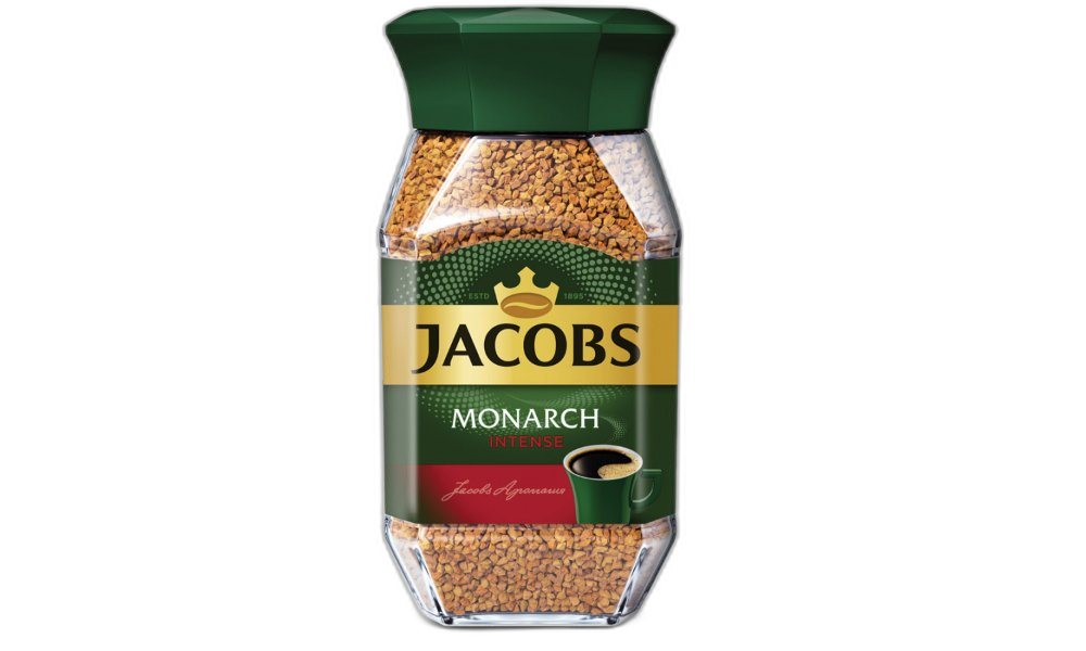 ყავა "იაკობს მონარქი" ინტენზა ხსნადი (შუშა) 95 გრ / 4607001776512