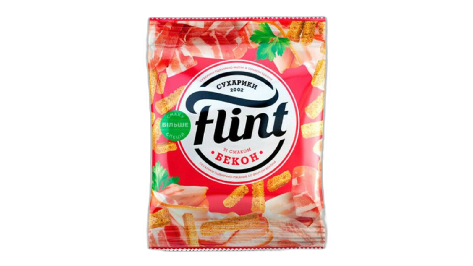სუხარიკი "ფლინტი" ბეკონის გემოთი 60/70 გრ / 4820182742873