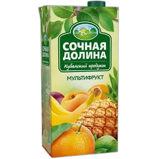 წვენი "სოჩნაია დოლინა" მულტიფრუქტი 1.93 ლ / 4601248018336