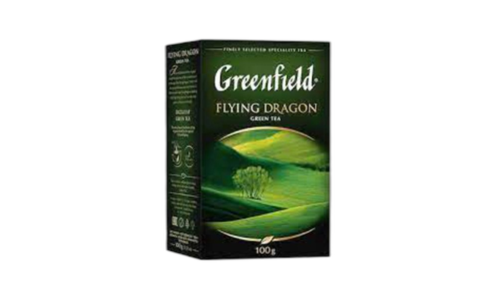 ჩაი "გრინფილდი" დასაყ. მწვანე ფლაინგ დრაგონი 100 გრ / 4605246003578