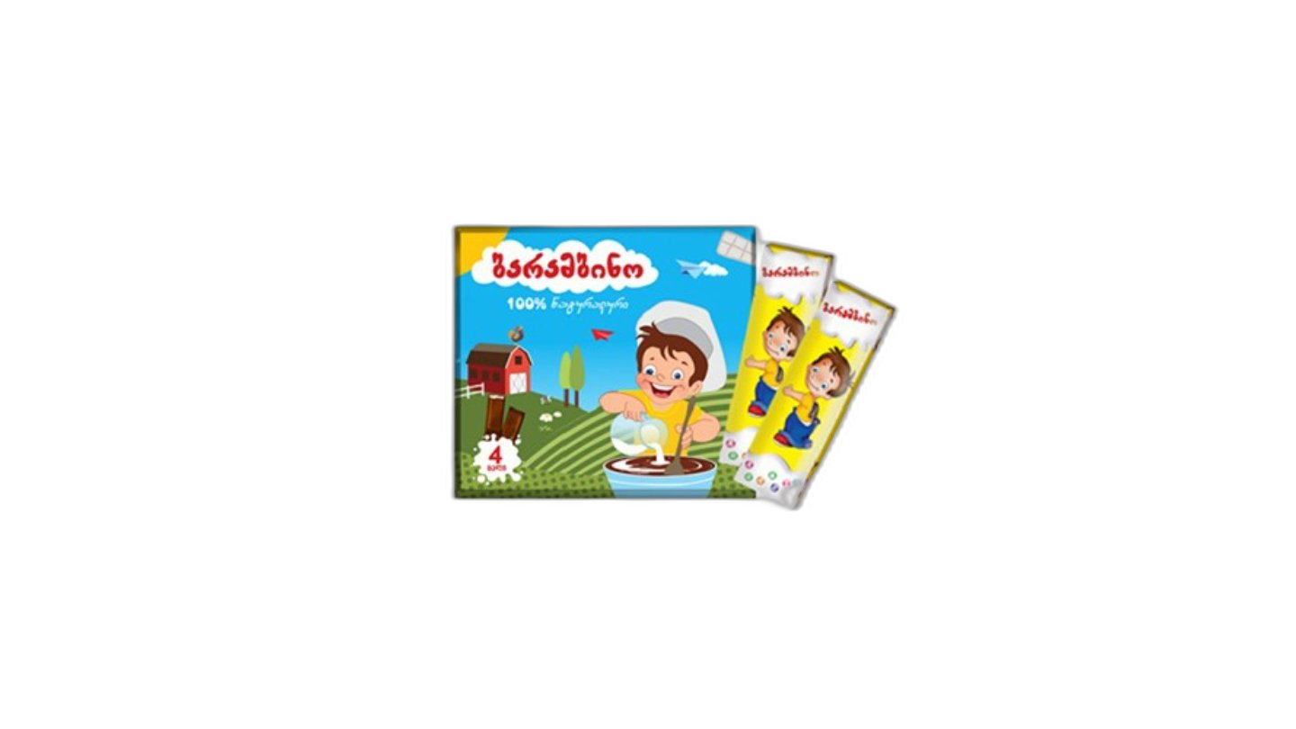 შოკოლადის ბატონი "ბარამბინო" რძით 4 ც 52 გრ / 4860009782507