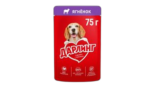 ჟელე ძაღლისთვის/ Darling/ ბატკნის ხორცით 85გრ. (UT)