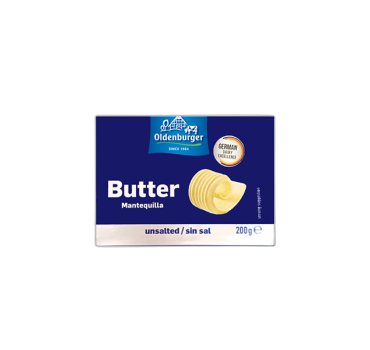 „ოლდენბურგერი“ კარაქი ნაღების 82% 200 გ