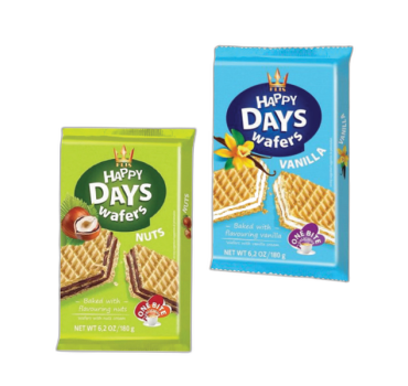 „ჰეფი“ ვაფლი  „ჰეფი დეი“ 180 გ