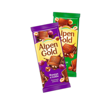 „ალპენ გოლდი“ შოკოლადის ფილა 80/90 გ