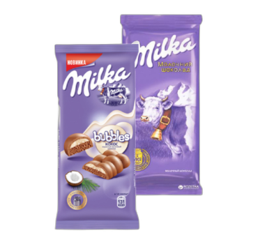 /"მილკა" შოკოლადის ფილა 92 გრ.