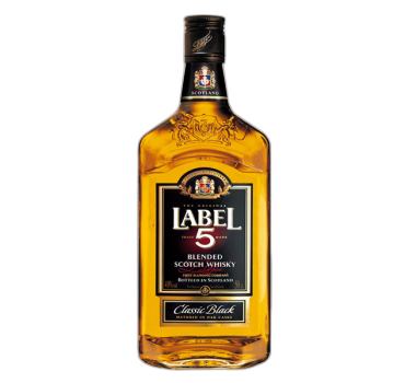 „ლეიბელ 5“ ვისკი „კლასიკური ბლექი“ 0.5 ლ