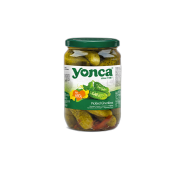 „იონჯა“ კონსერვი მჟავე კიტრი „კორნიშონი“ 680 მლ.