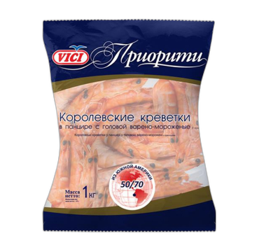 ვიჩი“ კრევეტი ნიჟარაში, გაყინული 1000 გ