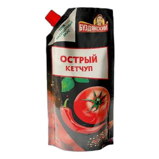 კეტჩუპი ცხარე 260გრ ბუზდიაკსკი