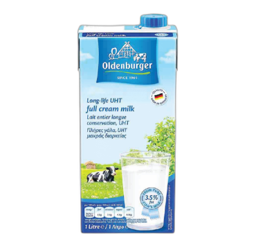 „ოლდენბურგერი“ რძე ულტრაპასტერიზებული 1.5% ; 3.5% 1ლ.