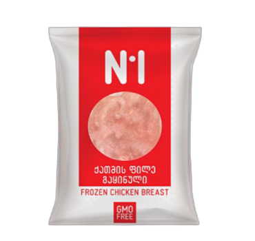 "N1" ქათმის ფილე  1 კგ.