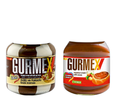 "გურმექსი" კაკაოს და თხილის პასტა 350 გრ.