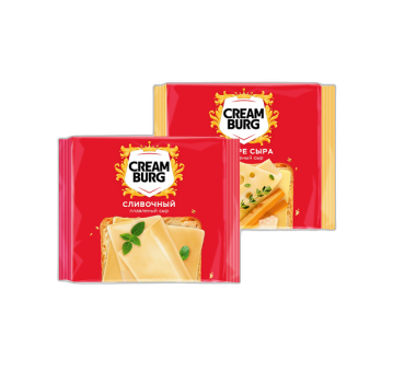 „კრემბურგი“ მდნარი ფირფიტოვანი ყველი 140 გ