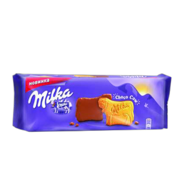 "მილკა" ორცხობილა რძიანი შოკოლადის შიგთავსით 200 გრ.