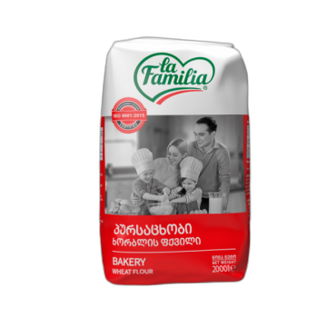 „ლა ფამილია“ ფქვილი ხორბლის, პურსაცხობი 2 კგ