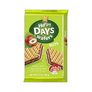 ვაფლი დაფასოებული ჰეფი დეი თხილი 180გრ ჰეფი