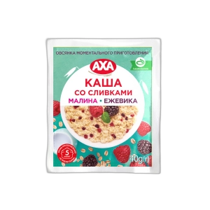 ფაფა შვრიის "აქსა" ნაღებით და ტყის კენკრით 40გრ