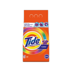 სარეცხი ფხვნილი "ტაიდი" ფერადი (ავტ) 3კგ