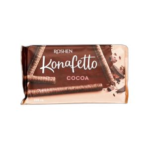 ვაფლის ჩხირები ”კონაფეტო” კაკაოს შიგთავსით156გრ