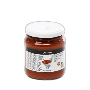 კონსერვი პომიდვრის პასტა "ჯაკომო" 500გრ შუშა