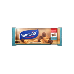 ვაფლის რულეტი "ვიტბა" შოკოლადის მინანქრით 100გრ