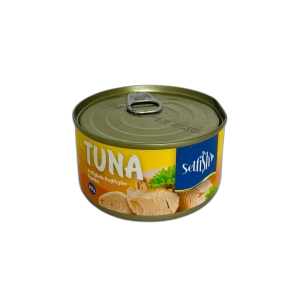 კონსერვი თევზის "სელფიშ" თინუსი ზეთში 185 გრ