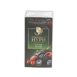 ჩაი ხილის "პრინცესა ნური" შავი კენკრით 1,5გრ*25ც