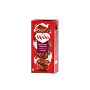 რძის კოქტეილი "ჩუდო" შოკოლადის 2% 960გრ