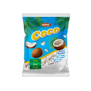 კანფეტი შოკოლადის "სტარტ კოკო" ქოქოსით 200გრ