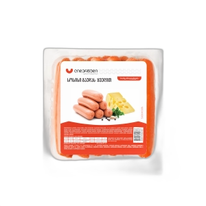 სოსისი "ლიდერ ფუდი" გაუდას ყველით 500გრ