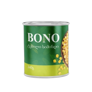 კონსერვი სიმინდის "ბონო" 340გრ