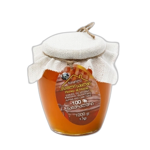 თაფლი "თაფლი სახლში" ცაცხვის და ყვავილების 1000გრ