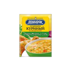 სუპი "დოშირაკ" ქათმის ვარსკვლავებით 67 გრ