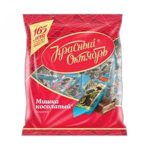 კანფეტი ვაფლით "კრასნი ოკტიაბრი" მიშკა კასალაპი 200გრ