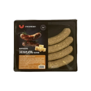 სოსისი გრილისთვის "ლიდერ ფუდი" ემენტალის ყველით 300გრ